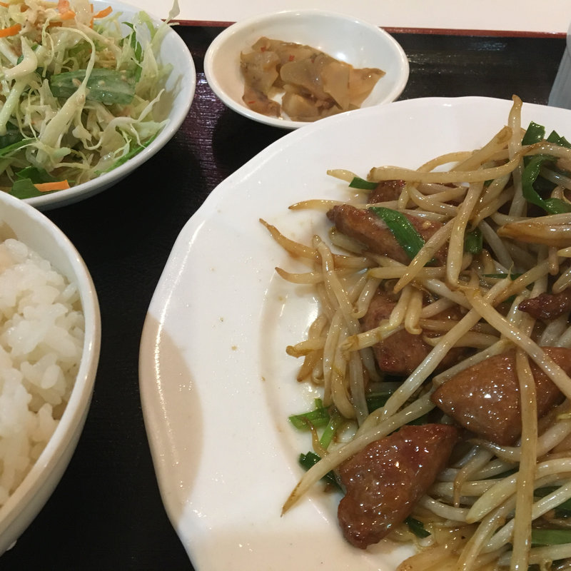 ニラレバ炒め(酒菜館我が家)