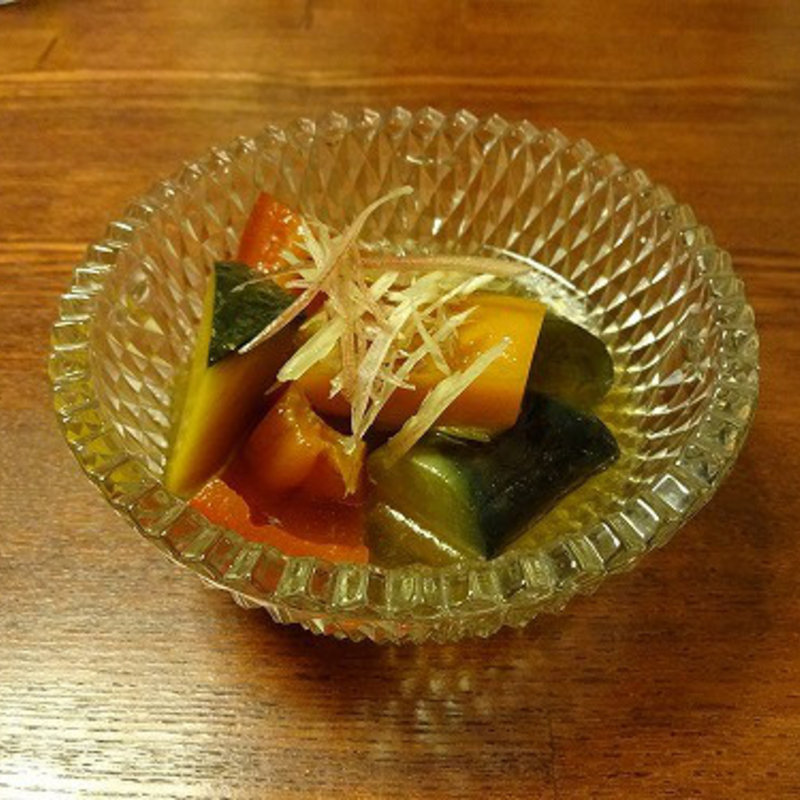 夏野菜の揚げ渡し(鰻はし本)