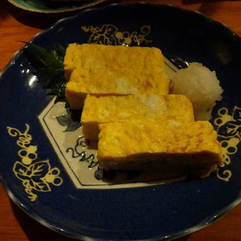 ちょっと甘めの厚焼き玉子(粋場)