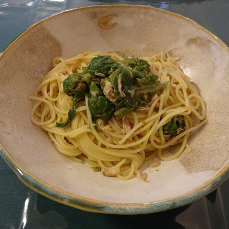 期間限定・ふきのとうパスタ (喫茶バス通り)