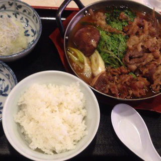 牛すきやき鍋（ご飯少なめ）(千味レストラン)