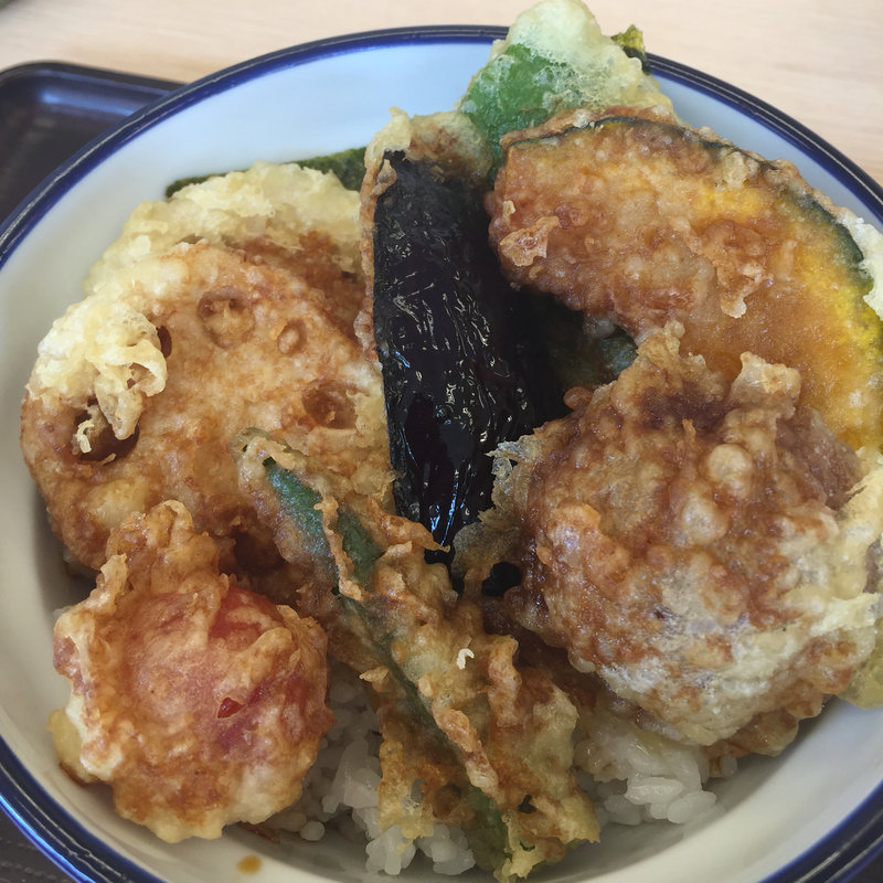 野菜天丼(天丼・天ぷら本舗 さん天 堺鳳店)