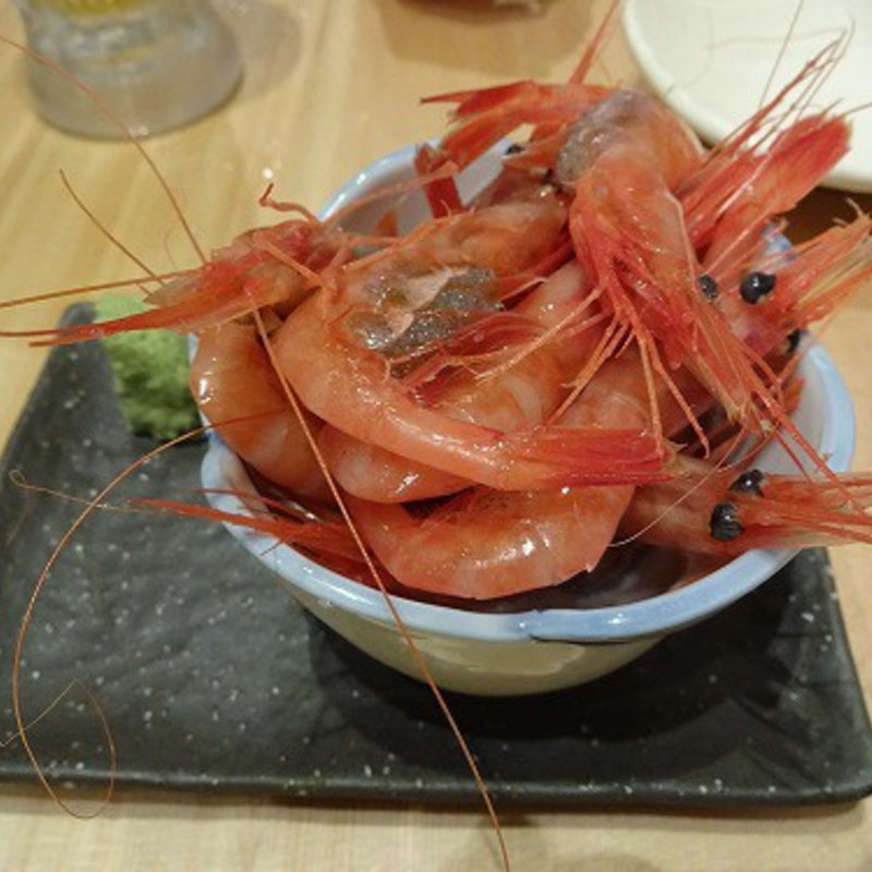 甘エビてんこ盛り(築地もったいないプロジェクト 魚治)