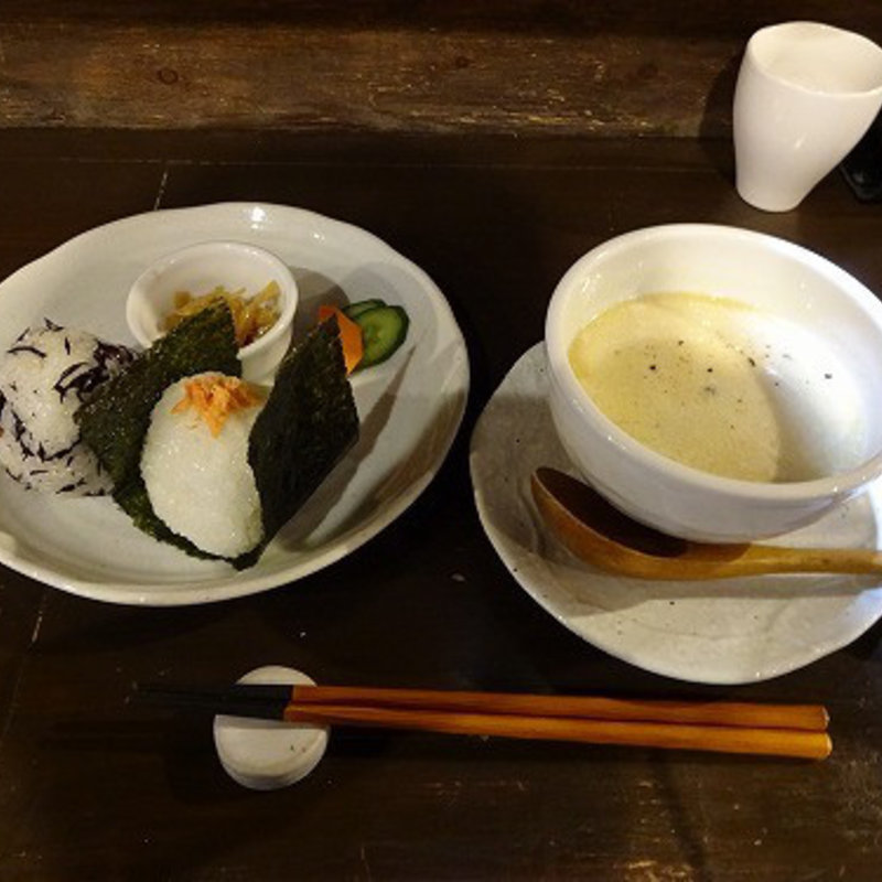 スープセット(おにぎりカフェ 利さく)