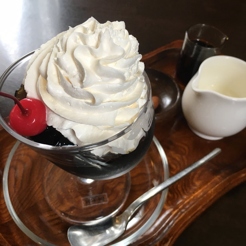 コーヒーゼリー(茶房迎賓館 住吉店)