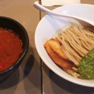 海老トマトつけ麺(つけ麺 五ノ神製作所 新宿店)