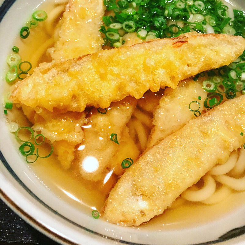 ゴボウ天うどん(博多うどん居酒屋 泰吉)