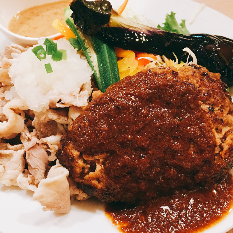 ハンバーグ&冷しゃぶ(キッチンジロー中之島フェスティバルプラザ店)