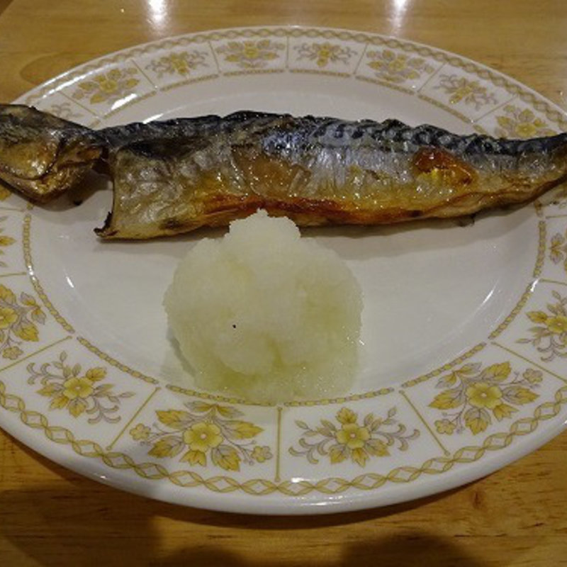 サバ塩焼き(臼屋食堂)