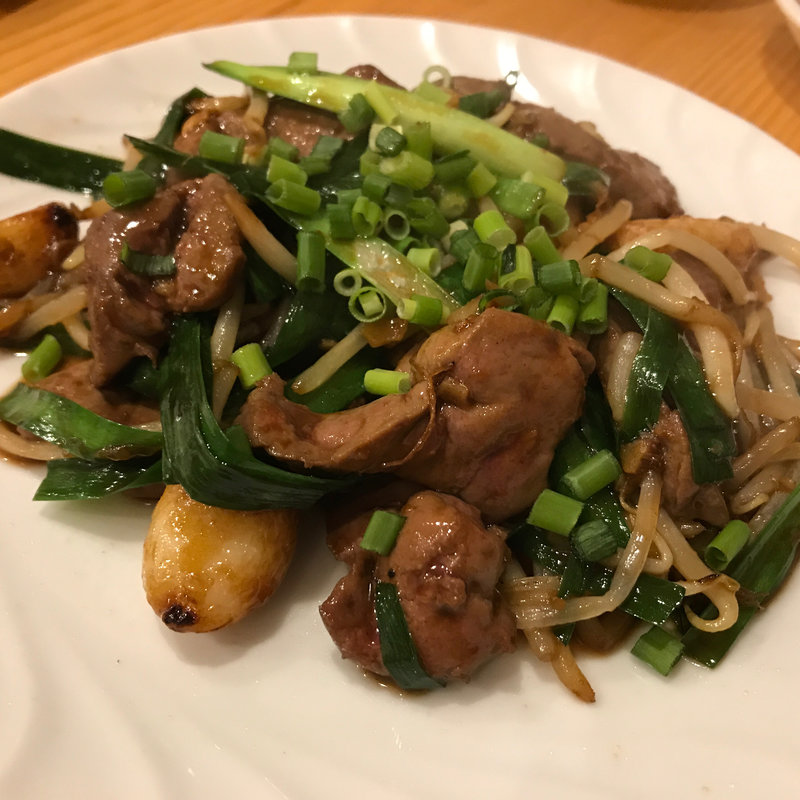 スタミナレバニラ炒め(海がすき)