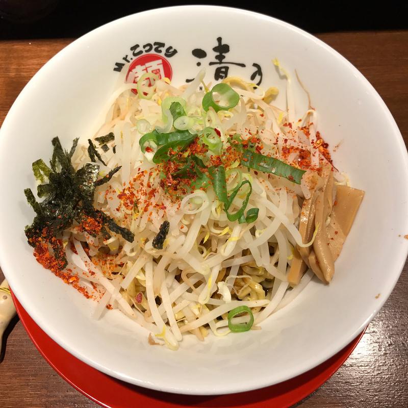 油そば(Mr.こってり麺 清乃)