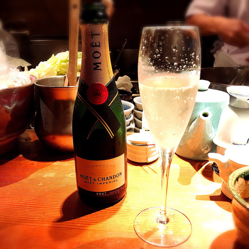 MOET&CHANDON(水炊き しみず)