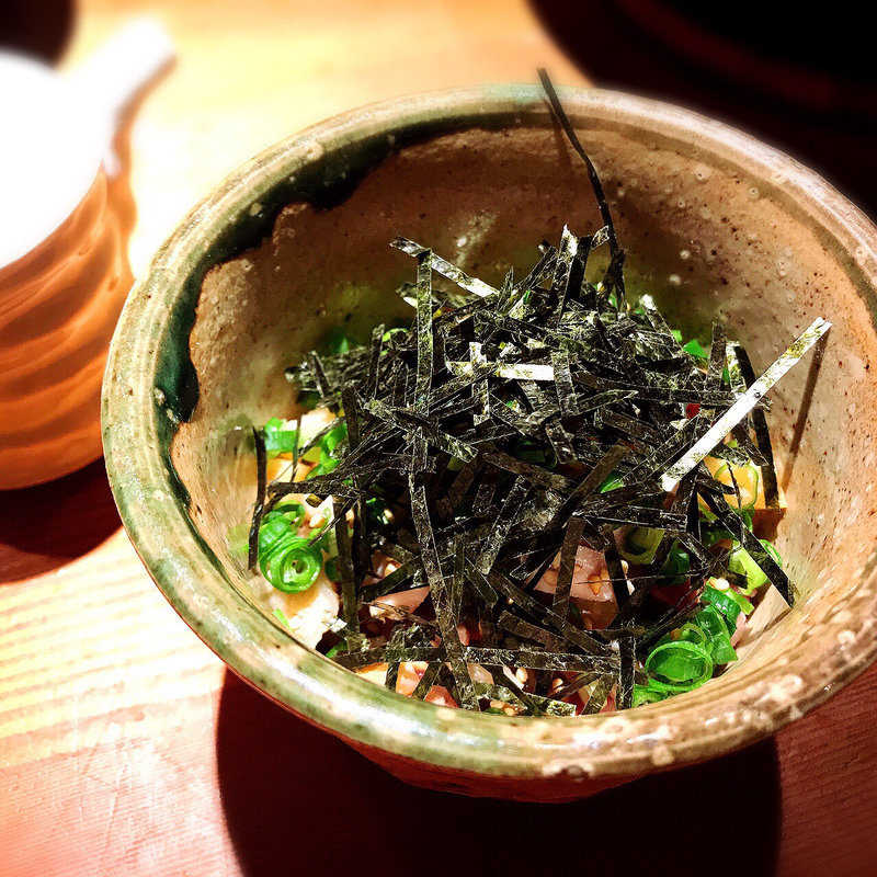 鶏納豆(水炊き しみず)