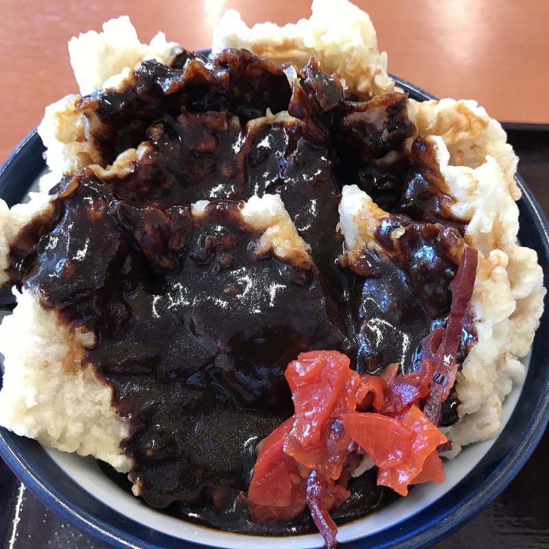 ブラックカレー天丼(てんや 仙台六丁の目店)