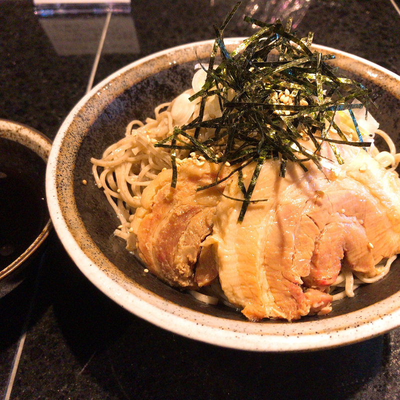 冷やし豚蕎麦(蕎麦処 乃日田井)