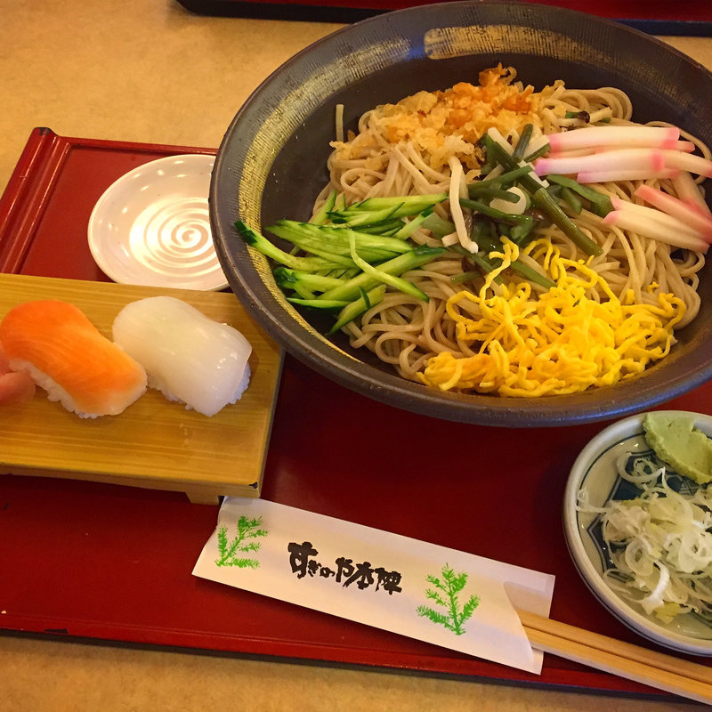 冷やし五目そば(すぎのや)