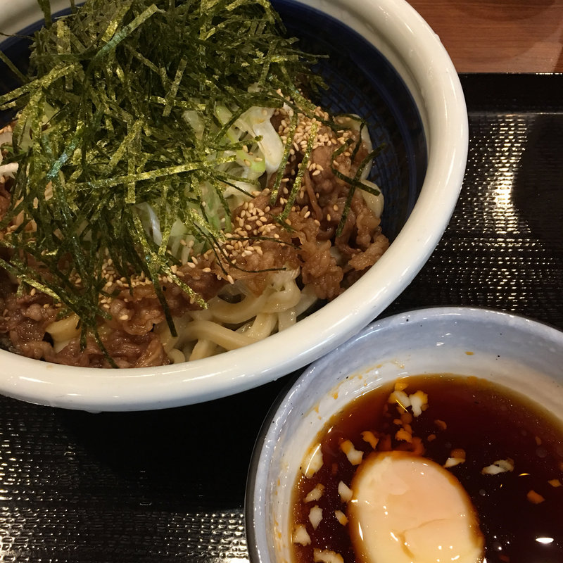 旨辛肉つけうどん(丸亀製麺 伊丹南町店)