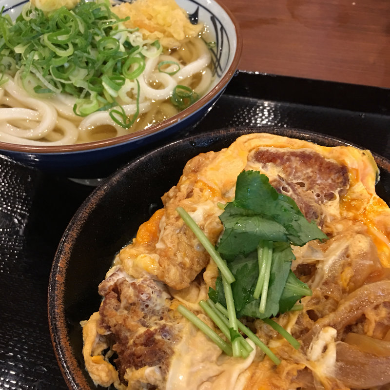 カツ丼定食(丸亀製麺 伊丹南町店)