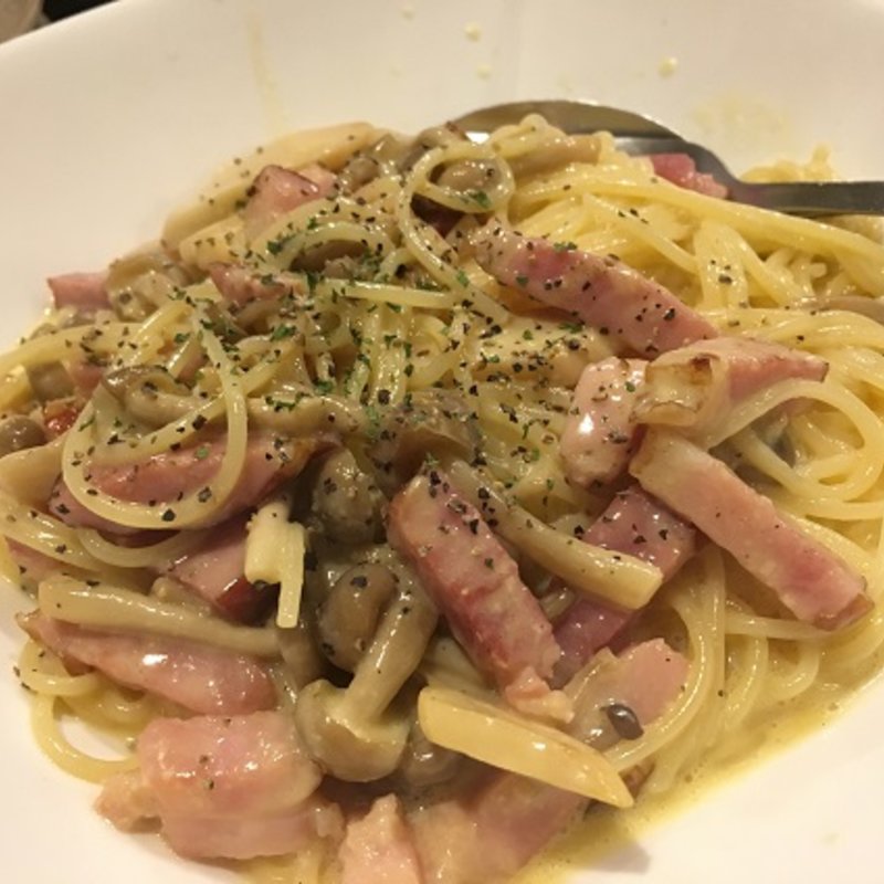 和風カルボナーラ(彩波)