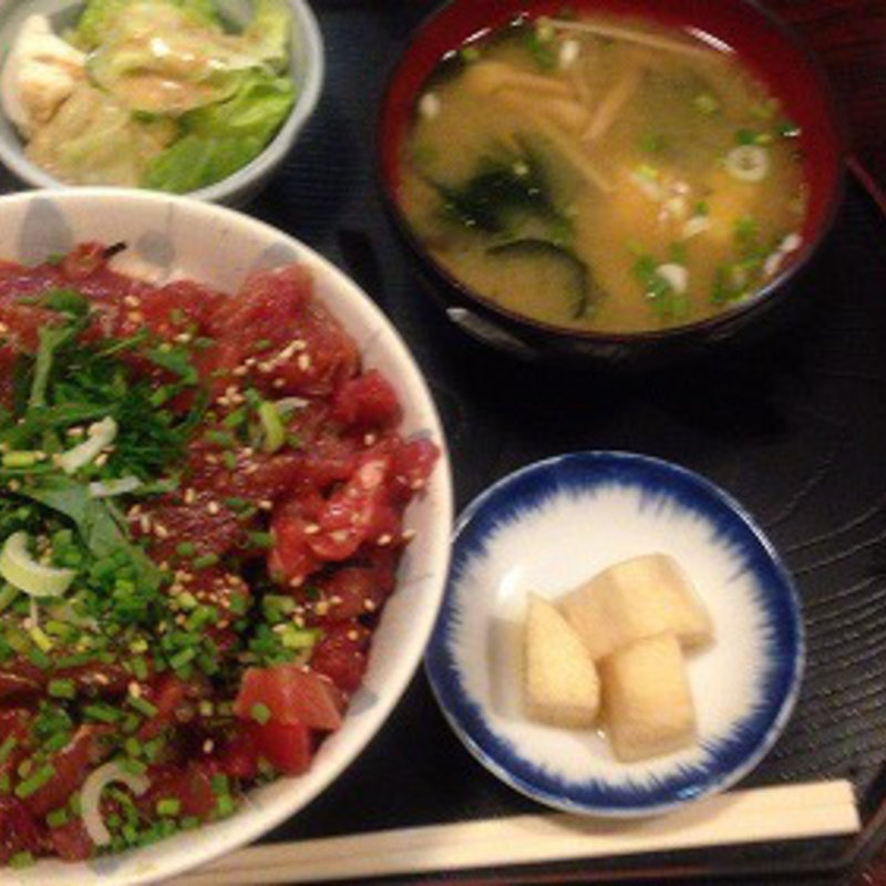 ねぎとろ丼(たなか （魚河し酒肴）)