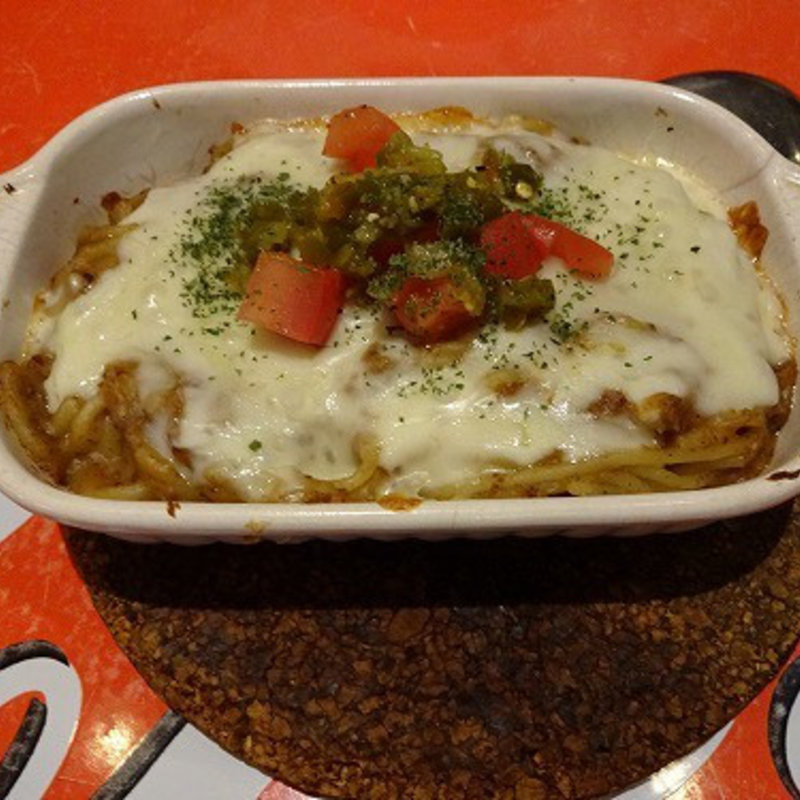 チリグラタンスパ(フラッシュバック・カフェ)