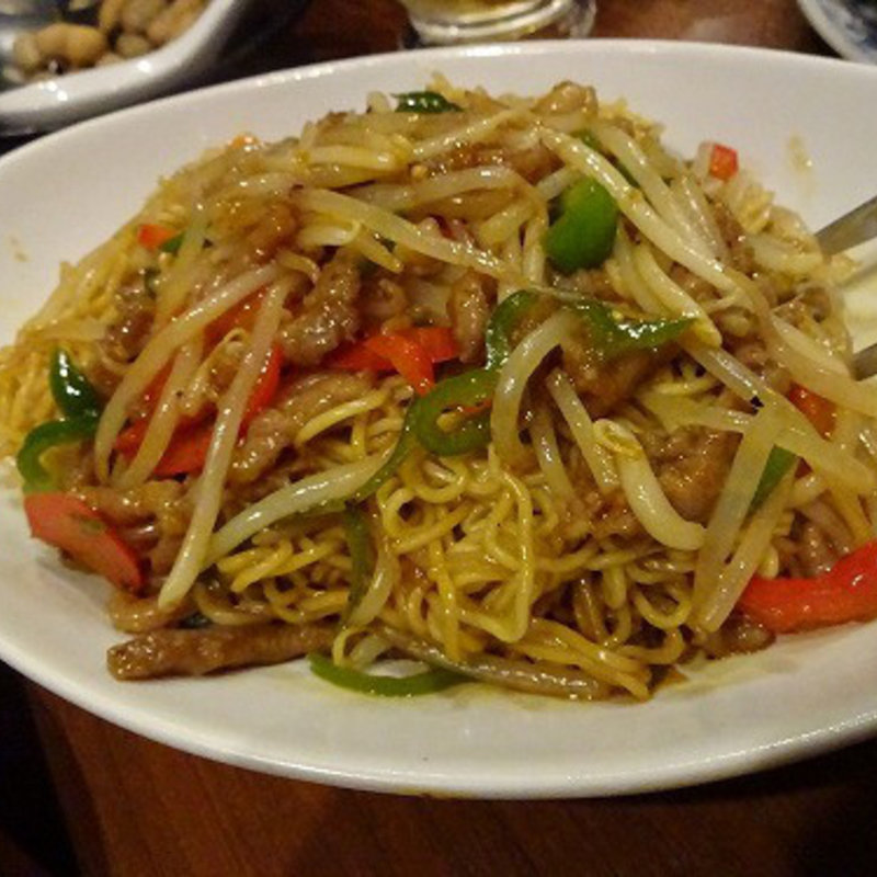 マーラー牛肉和えそば・大盛(阿里城 晴海トリトン店)