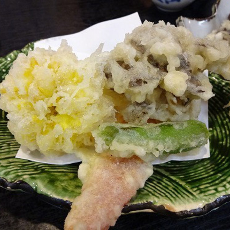 季節の野菜てんぷら (栄茶屋 本店)