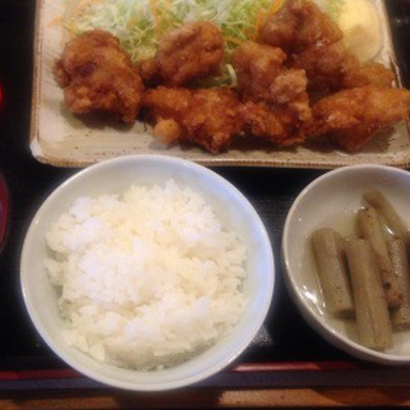 （洋ランチ）鶏唐揚げ(千味レストラン)