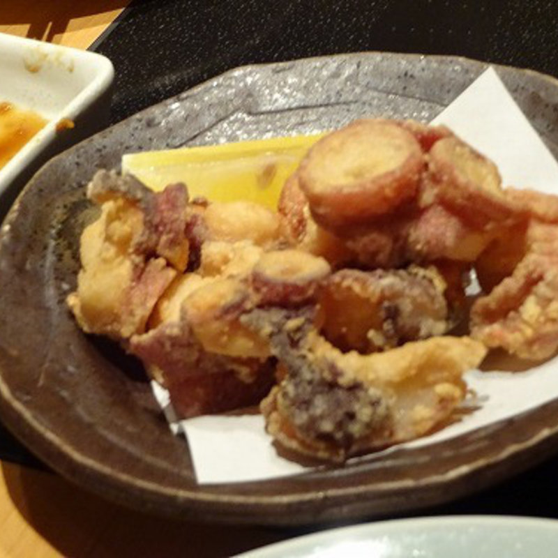タコの吸盤唐揚げ(魚王KUNI 下北沢)