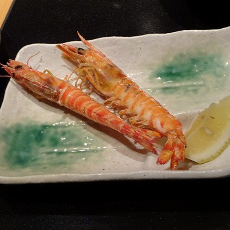 活車海老 塩焼き(魚王KUNI 下北沢)