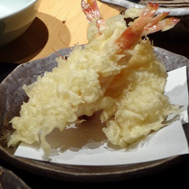 活車海老 てんぷら(魚王KUNI 下北沢)