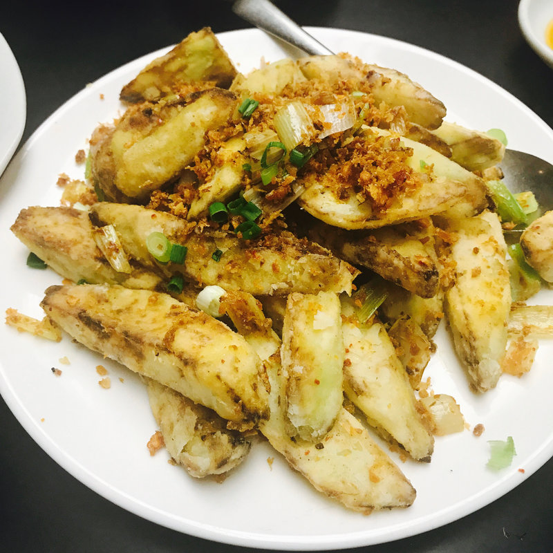 茄子のスタミナ揚げ(四季煲坊)