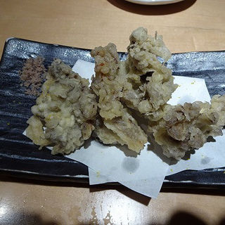 舞茸の天ぷら 香り柚子塩(石塀小路 豆ちゃ 横浜 （イシベコウジ マメチャ）)