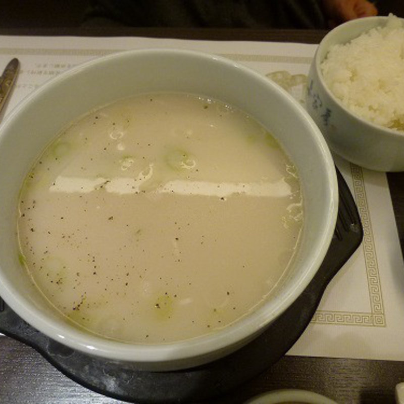 コムタンセット(韓国料理 妻家房（さいかぼう）横浜高島屋店)