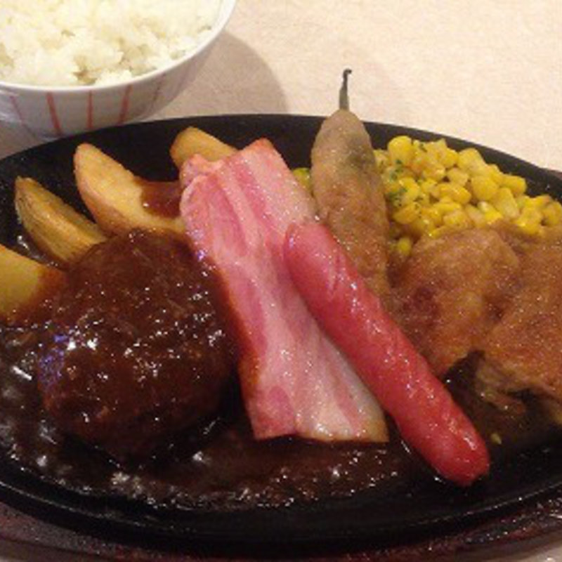 洋食ランチ・ミックスグリル(千味レストラン)