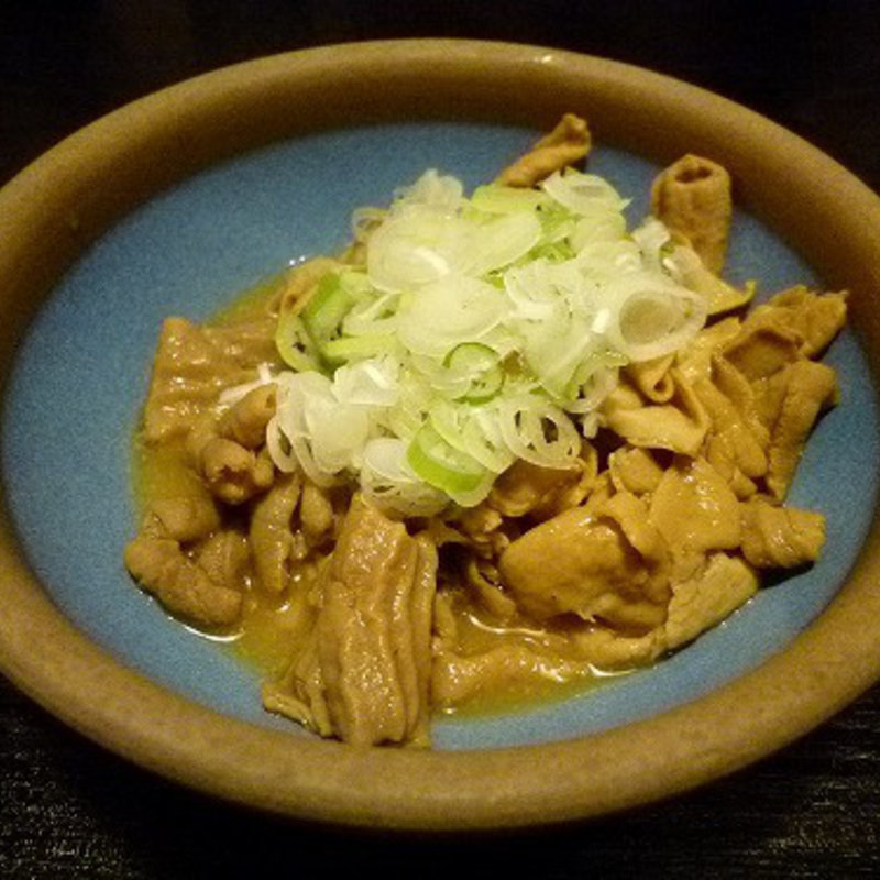 もつ煮(麺処 おおぎ 蓬莱町店)