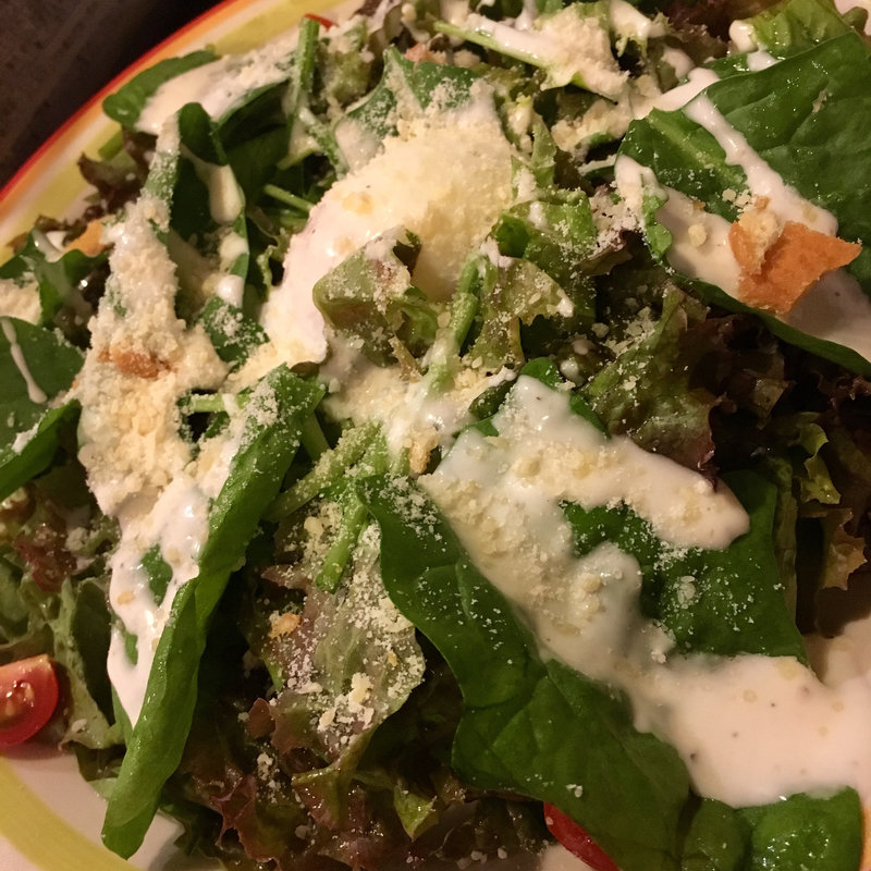 ルッコラと水菜のサラダ(焼鳥はなび)