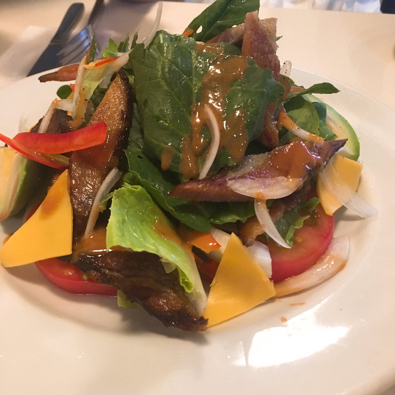 ほうれん草とカリカリベーコンのサラダ(ベーカーバウンス)