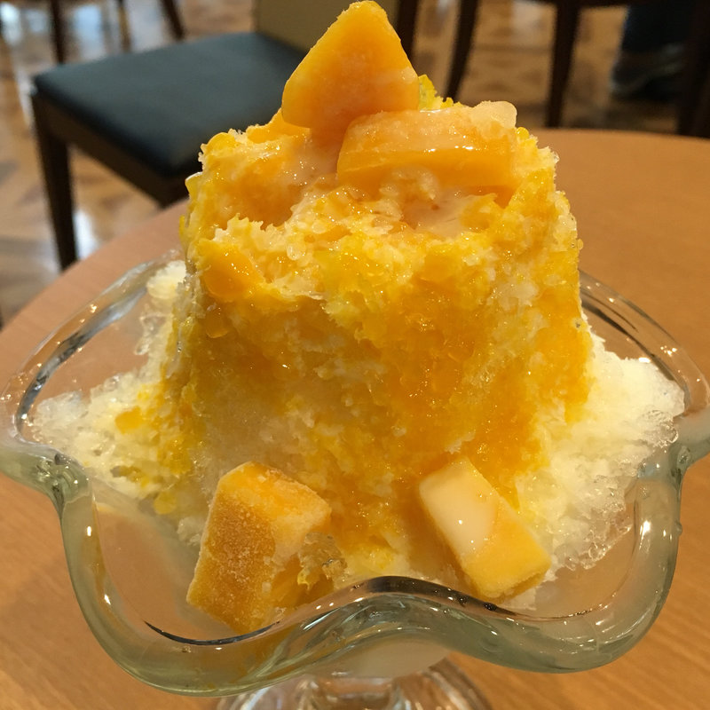 かき氷 マンゴー(サンマルクカフェ アスピア明石店)