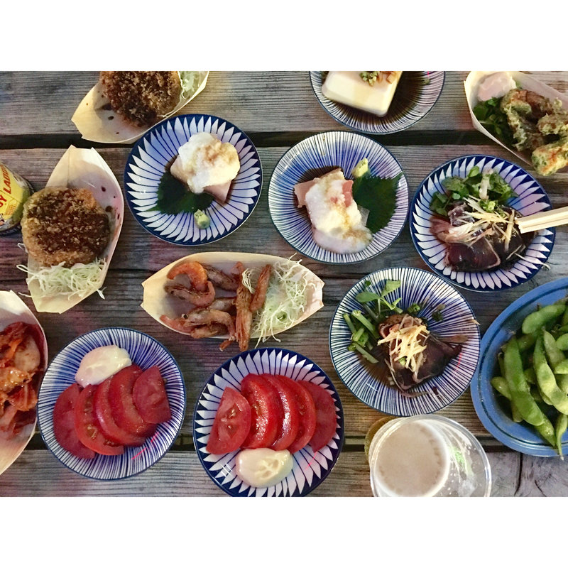 おつまみ 各種 300〜500円(ペデストリアンデッキ ○七商店)