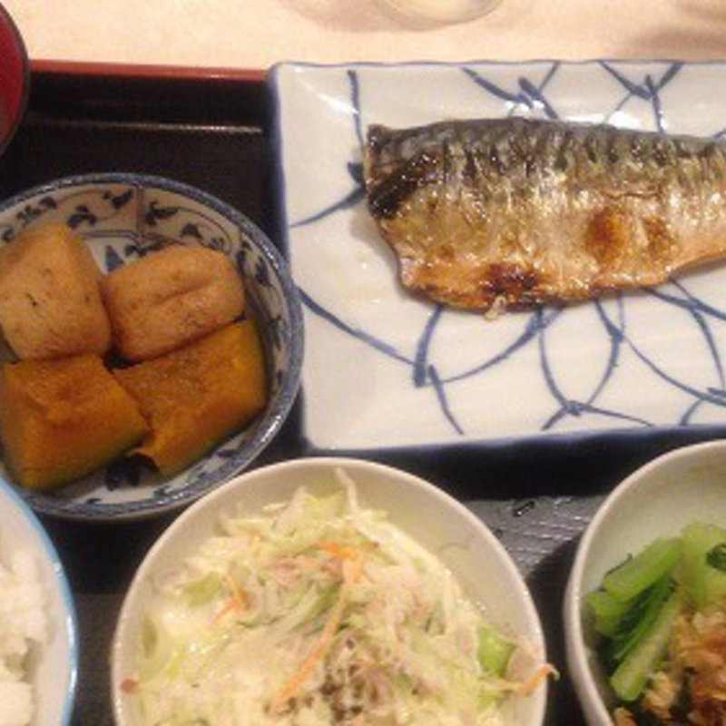 和定食・サバ塩焼き(千味レストラン)