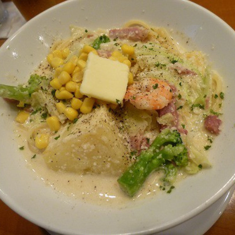 チーズクリームスープ(たらこと私 新横浜店)