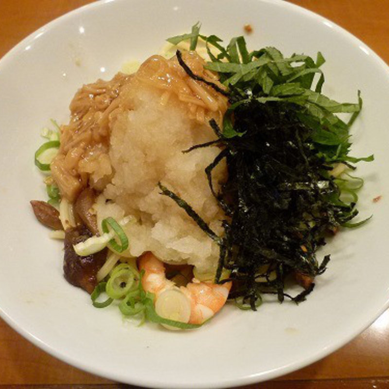 なめ茸おろしの和風パスタ(たらこと私 新横浜店)