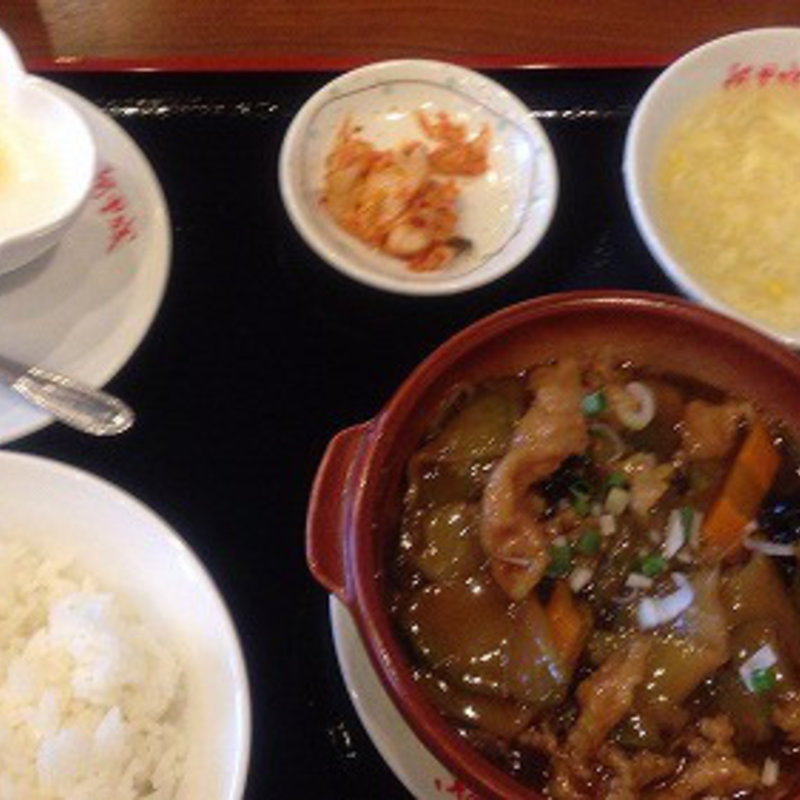 豚肉とザーサイの辛味炒め(阿里城 晴海トリトン店)