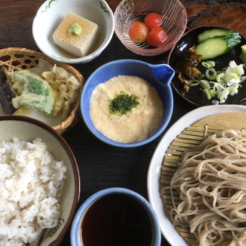 麦とろそばセット(蕎麦子庵)