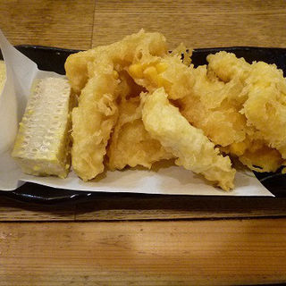 トウモロコシ天ぷら(だるま鮨 )