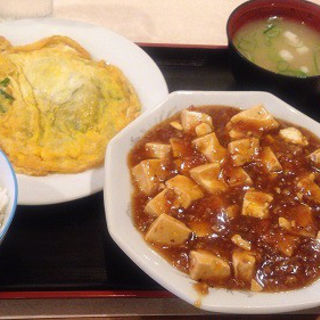 麻婆豆腐・ニラ玉(千味レストラン)