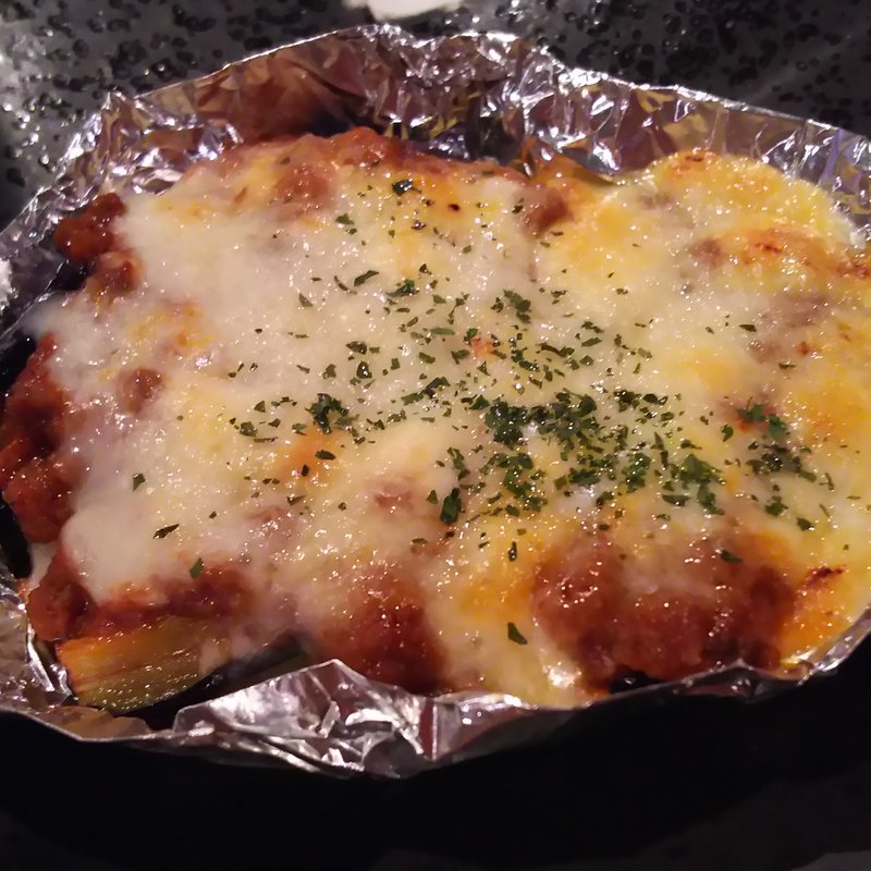 茄子のチーズミートホイル焼き(さくら水産 武蔵小杉北口店 )
