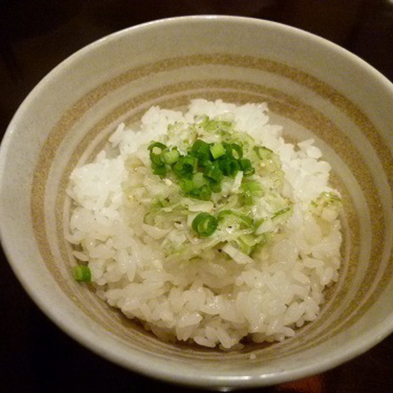 ネギ飯(徳永肉酒場)