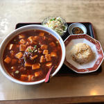 麻婆豆腐ラーメン半チャーハンセット(福来飯店 )